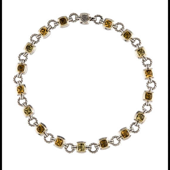 David Yurman Yellow Renaissance Gemstone Necklace - Picture 3 of 8